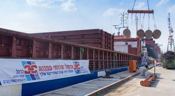 שתי הובלות חריגות של כרמל שירותי ספנות