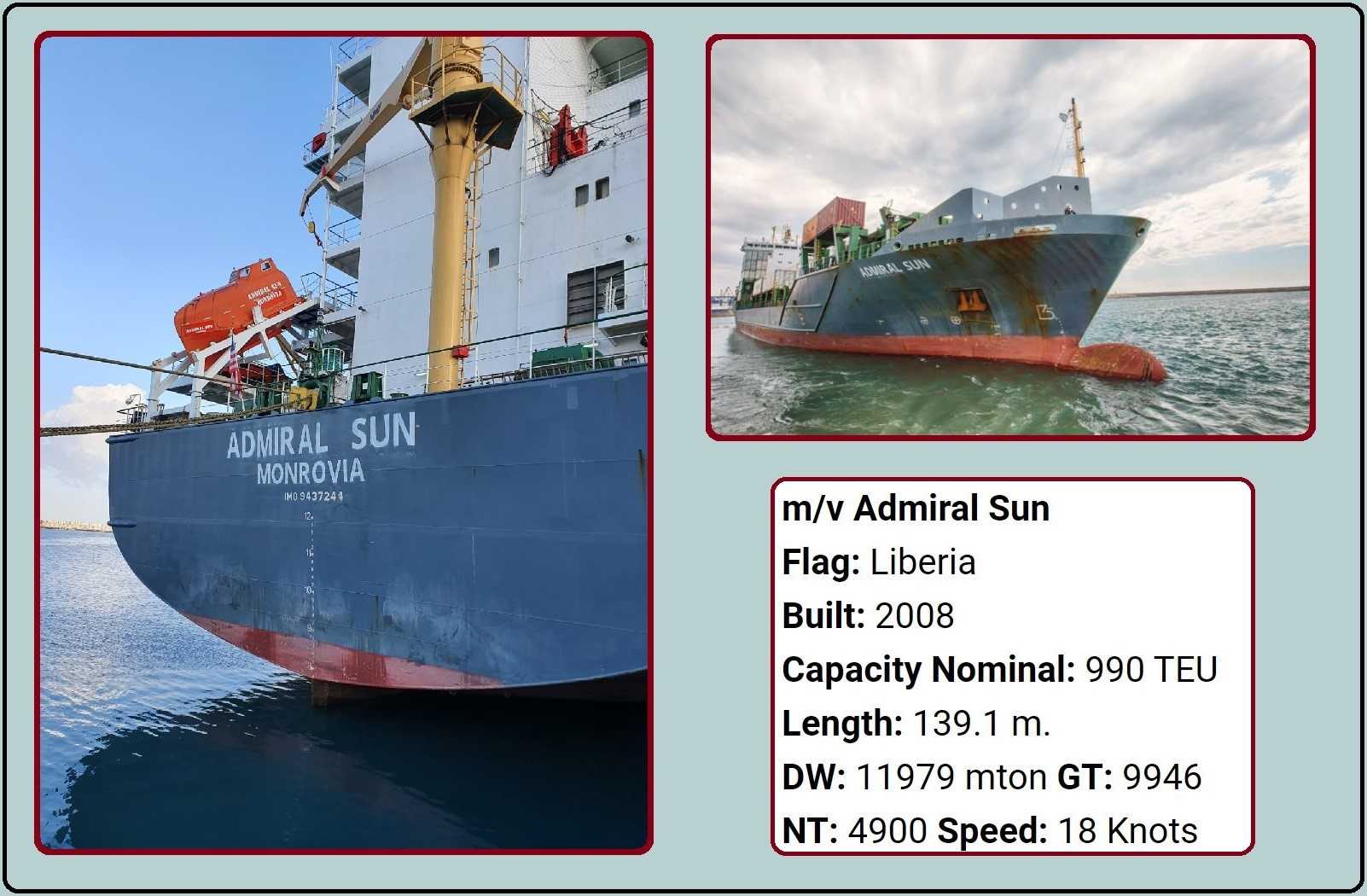 New Vessel - m/v Admiral Sun